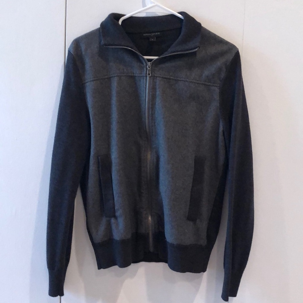 Men’s wool Zip Up Sweater